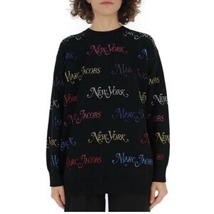 Marc Jacobs x New York Magazine Rainbow Logo Sweater size XS NWT